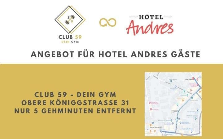 באמברג Hotel Andres מראה חיצוני תמונה